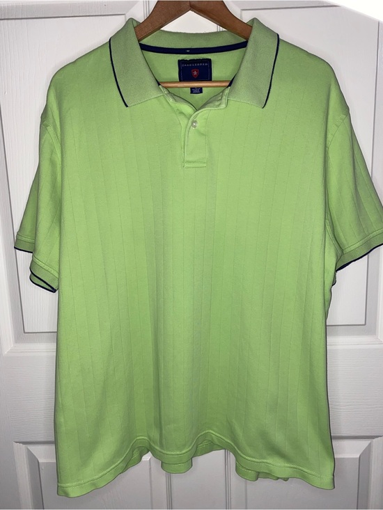 Saddlebred Other - Saddlebred Lime Green Polo with Navy Trim, Summer
